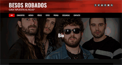 Desktop Screenshot of besosrobados.com