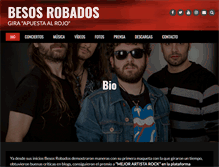 Tablet Screenshot of besosrobados.com